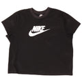 Nike Womens Graphic T-Shirt Top UK 18 XL Black Polyester
