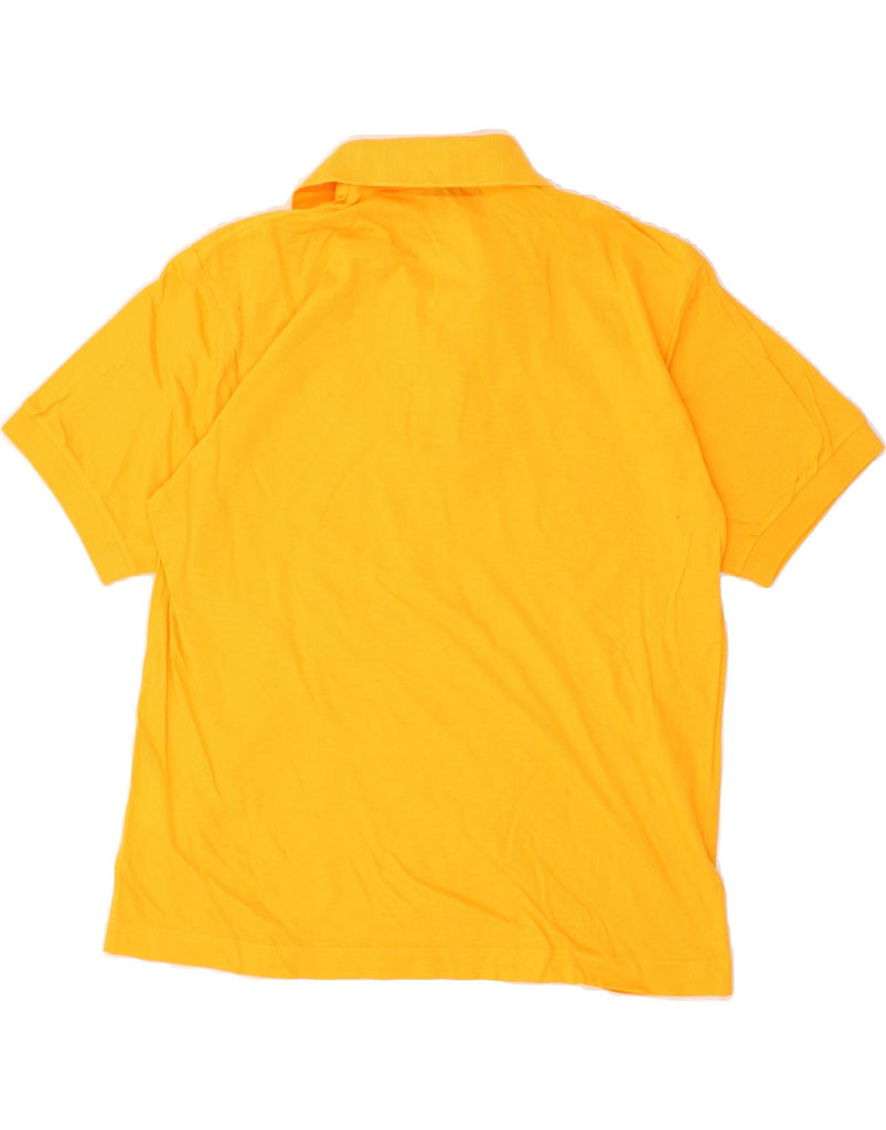 SERGIO TACCHINI Mens Polo Shirt XS Yellow Cotton | Vintage Sergio Tacchini | Thrift | Second-Hand Sergio Tacchini | Used Clothing | Messina Hembry 