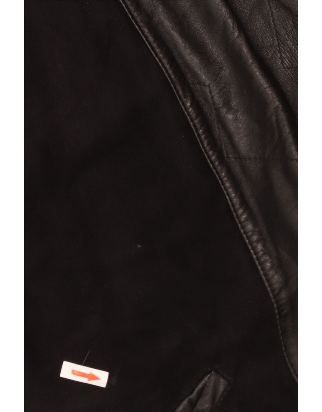 Vintage Womens Shearling Coat UK 18 XL Black