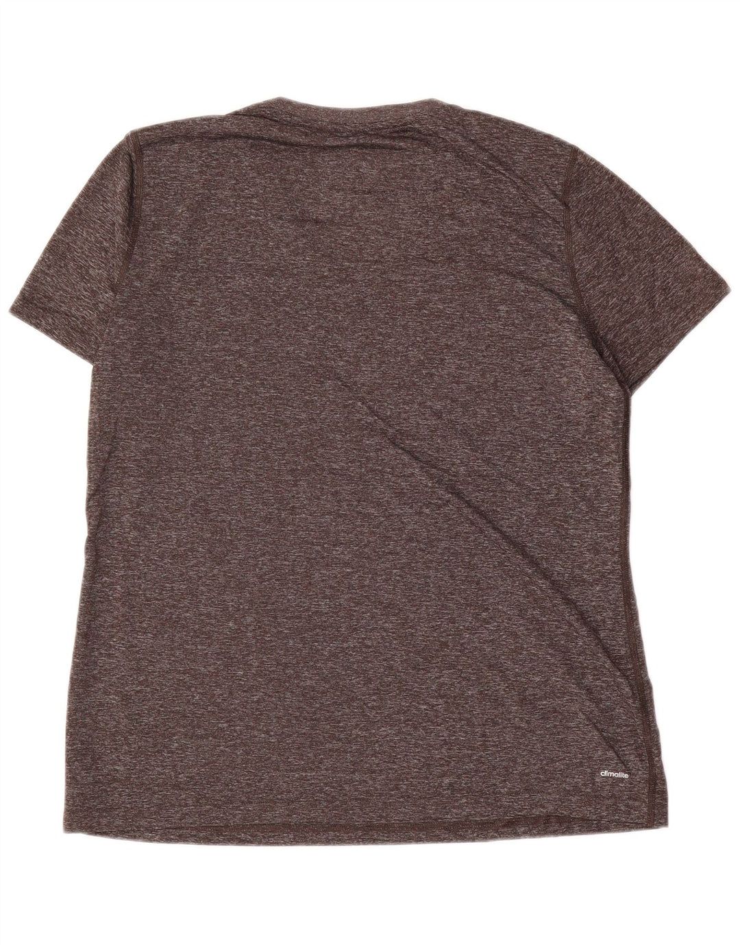 Adidas Womens T-Shirt Top UK 18 XL Grey Flecked Polyester