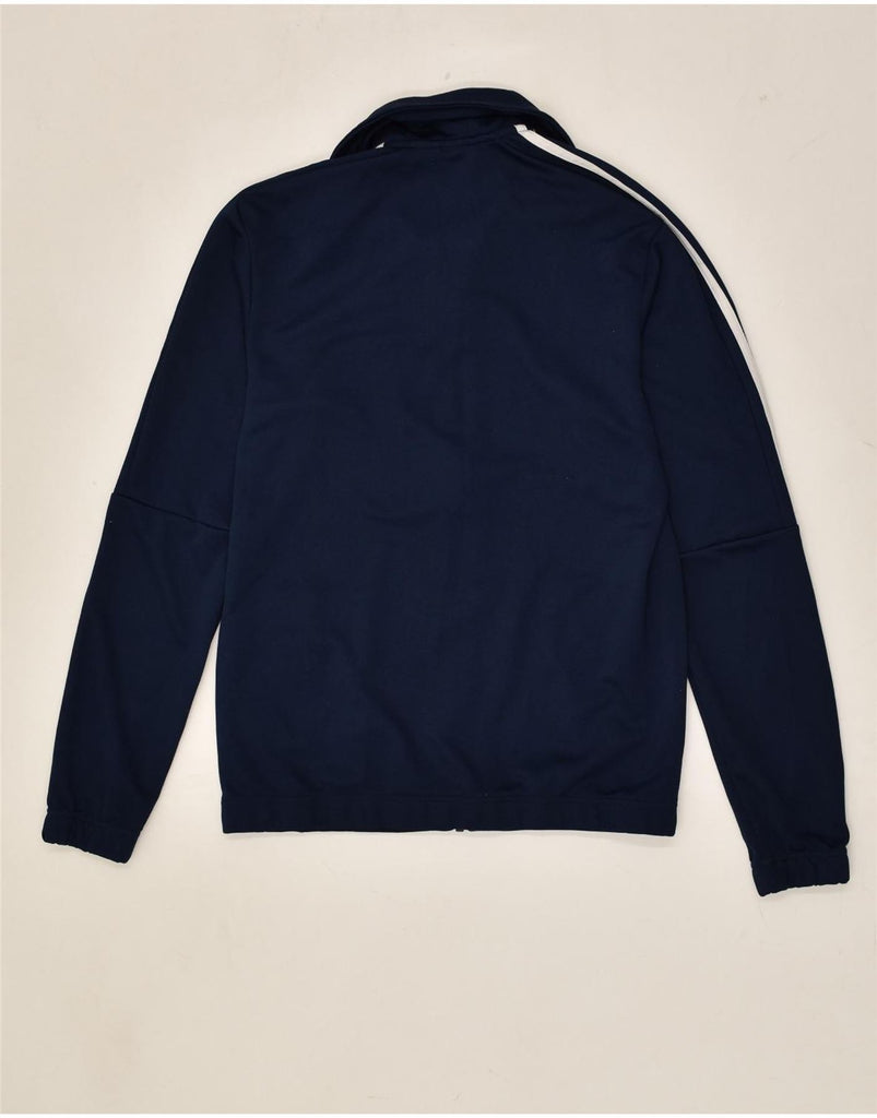 ADIDAS Mens Tracksuit Top Jacket UK 36/38 Small Navy Blue Polyester | Vintage Adidas | Thrift | Second-Hand Adidas | Used Clothing | Messina Hembry 