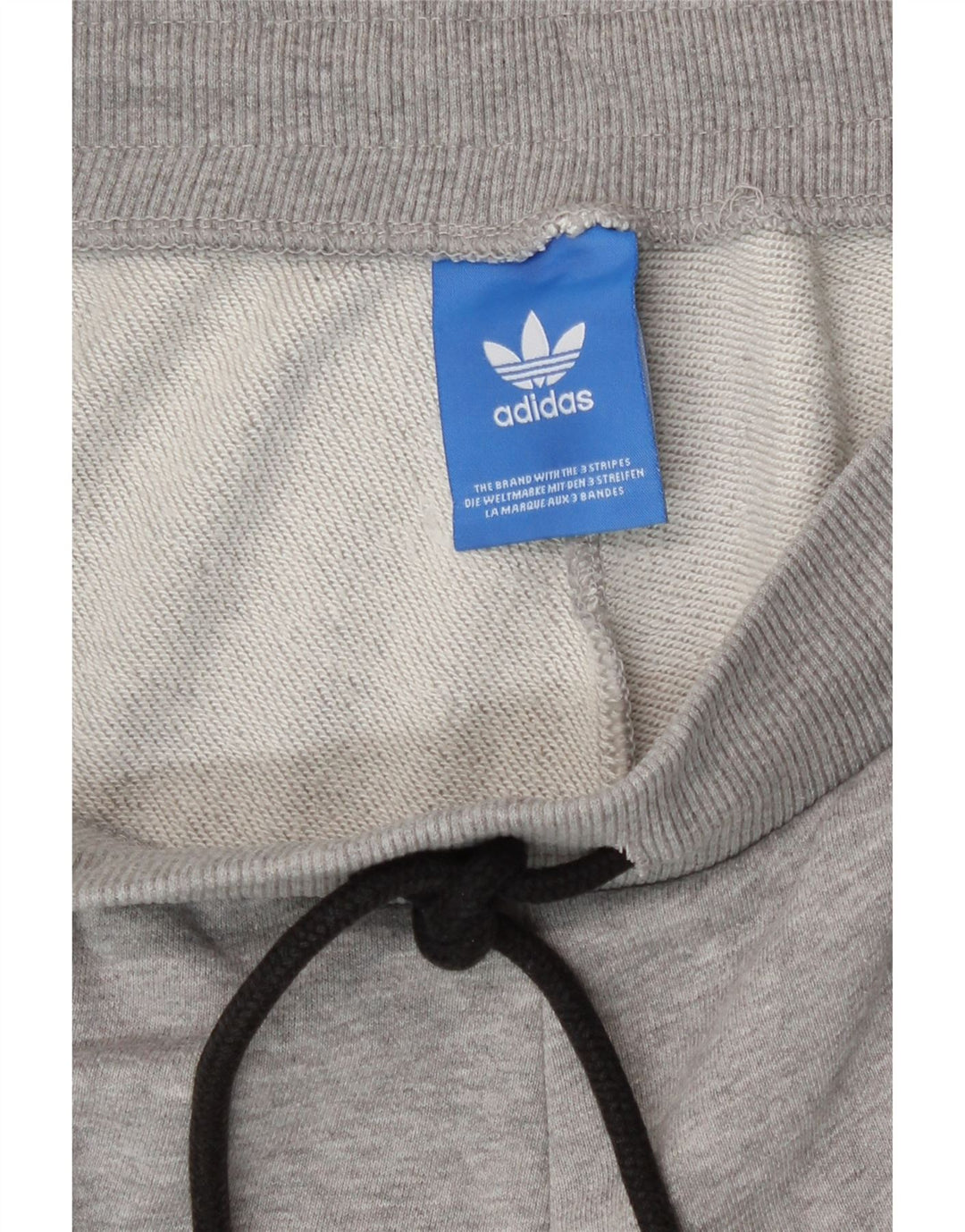 Adidas Mens Graphic Tracksuit Trousers Joggers Medium  Grey Cotton