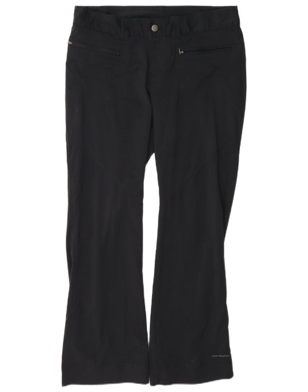Columbia Womens Omni-Shield Hiking Trousers US 10 Large W34 L29 Navy Blue