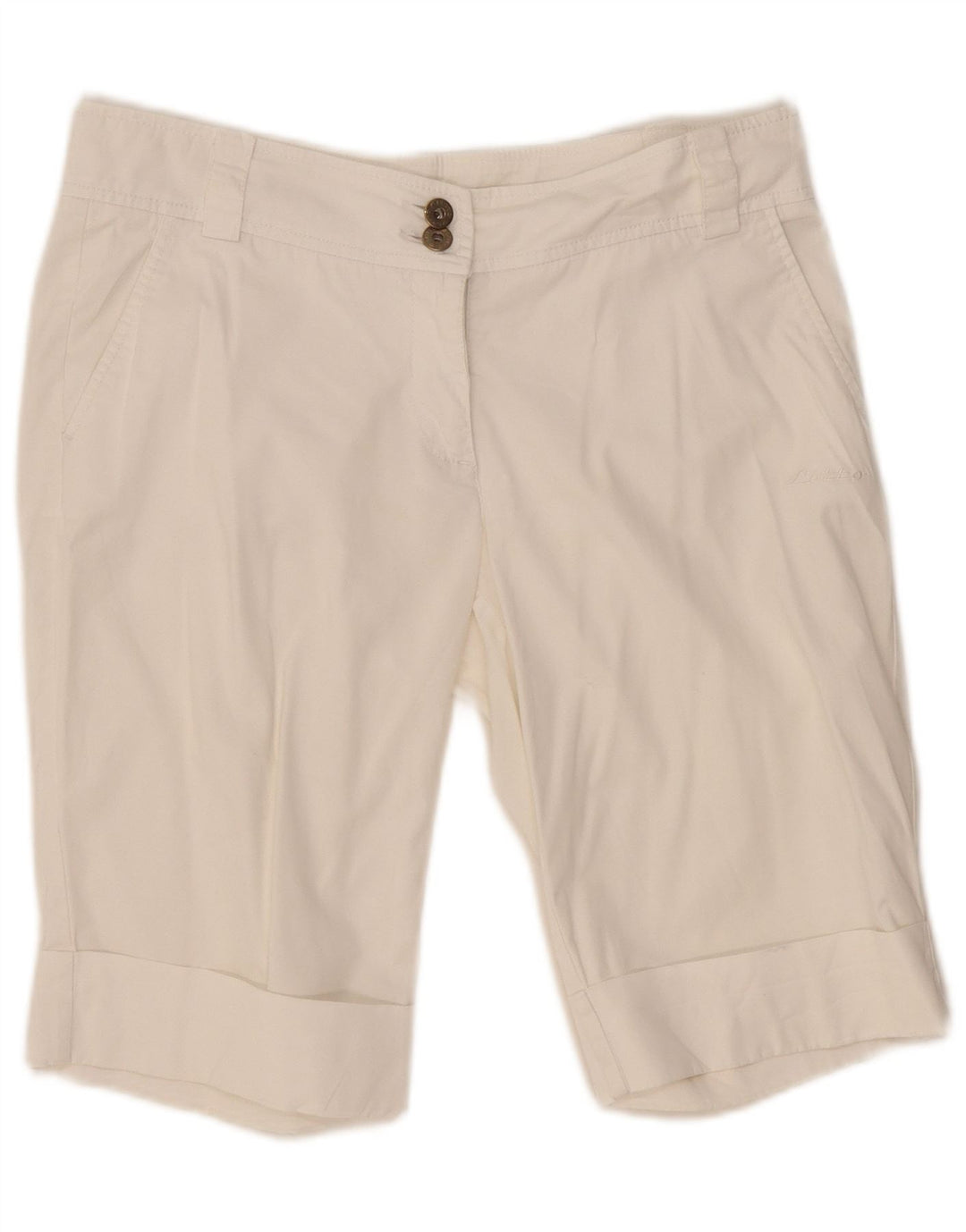 LOTTO Womens Chino Shorts W32 Large White