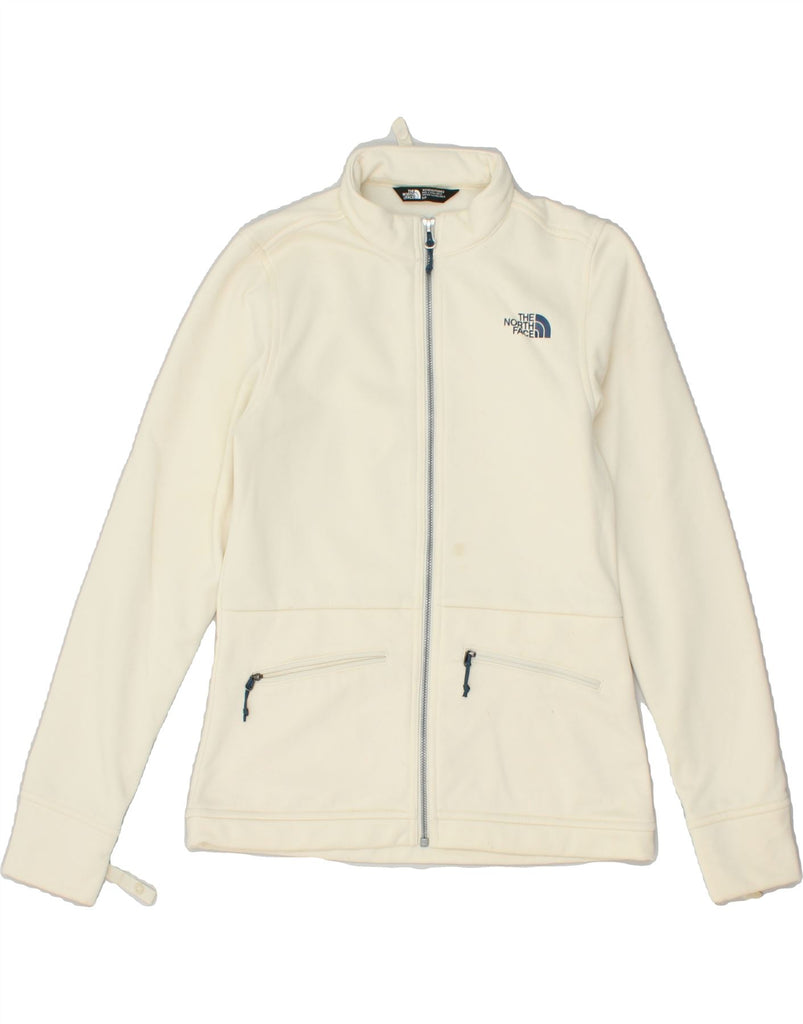 THE NORTH FACE Womens Tracksuit Top Jacket UK 10 Small Beige Polyester | Vintage The North Face | Thrift | Second-Hand The North Face | Used Clothing | Messina Hembry 