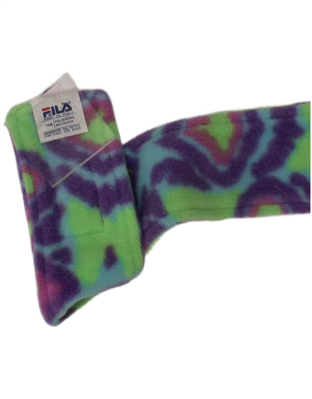 Fila Womens Fleece Headband Hat One Size Multicoloured Tie Dye Polyester