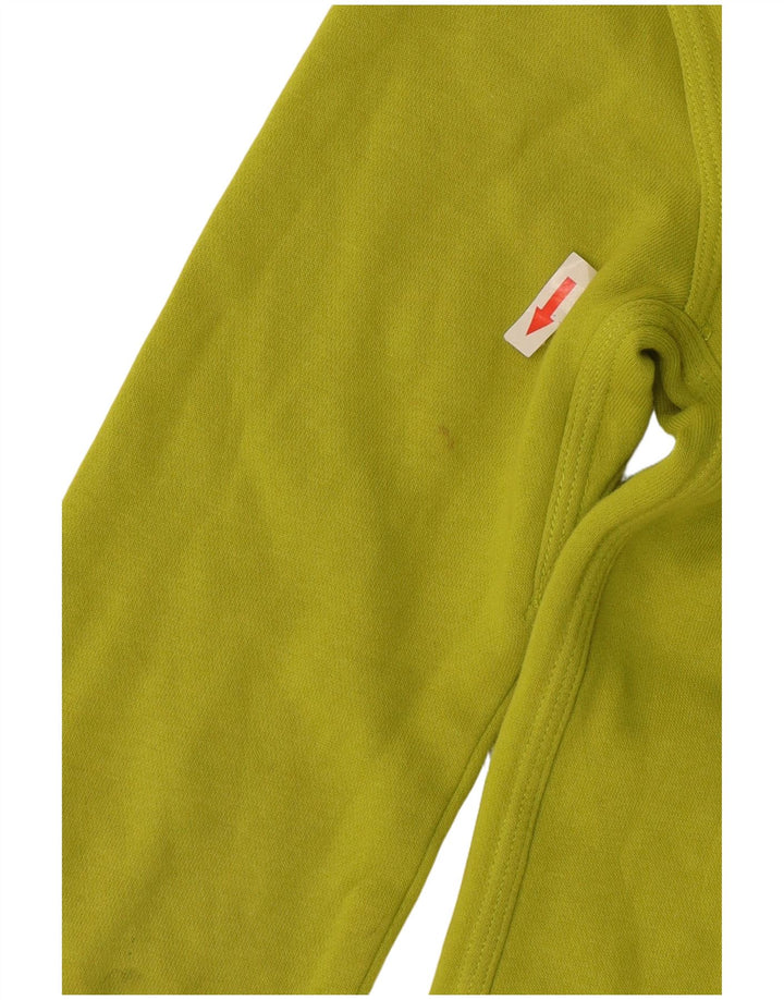 Nike Boys Hoodie Jumper 10-11 Years Medium Yellow Cotton