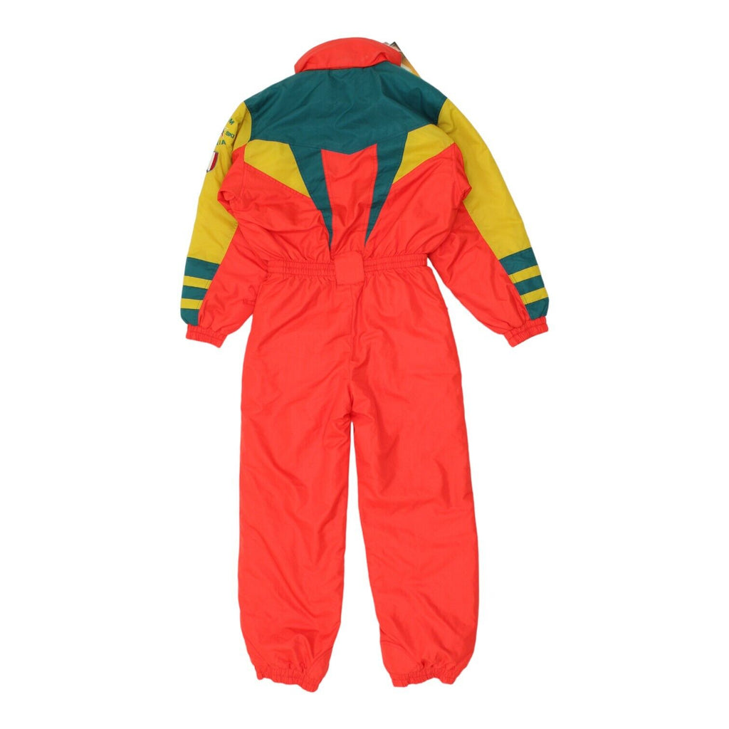 FILA Boys Red Team Italia Ski Suit | Vintage Kids Winter Sportswear Snowsuit VTG | Vintage Messina Hembry | Thrift | Second-Hand Messina Hembry | Used Clothing | Messina Hembry 