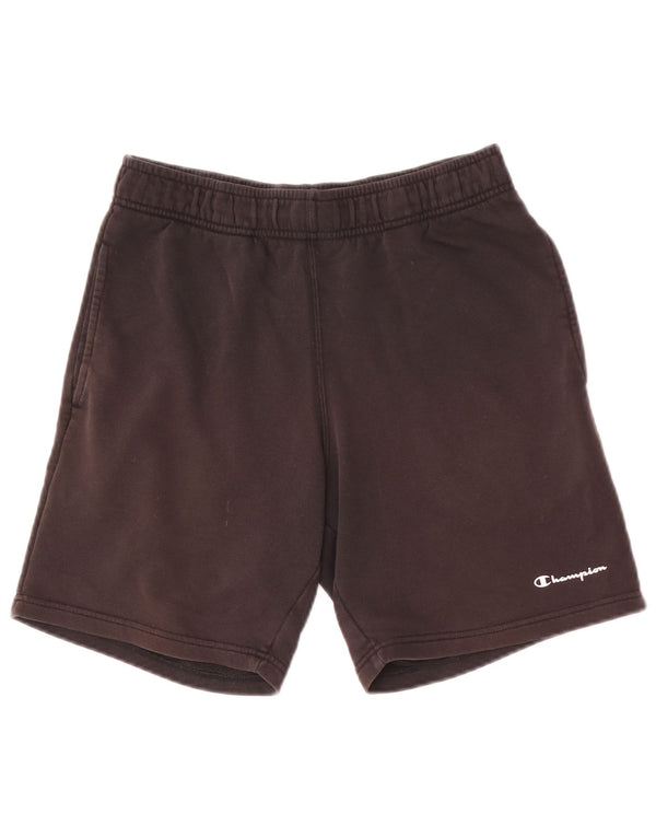 Champion Mens Sport Shorts Small Black Cotton