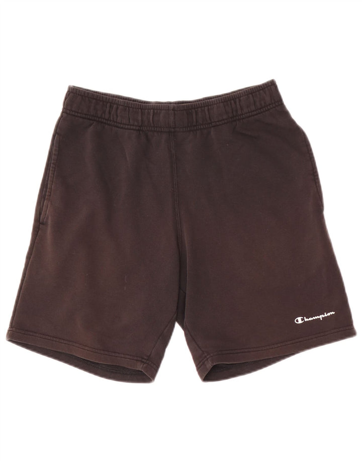 Champion Mens Sport Shorts Small Black Cotton