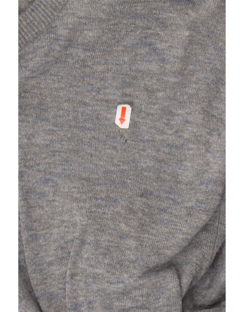 JACK & JONES Mens Crew Neck Jumper Sweater Medium Grey Cotton Vintage Jack & Jones and Second-Hand Jack & Jones from Messina Hembry 