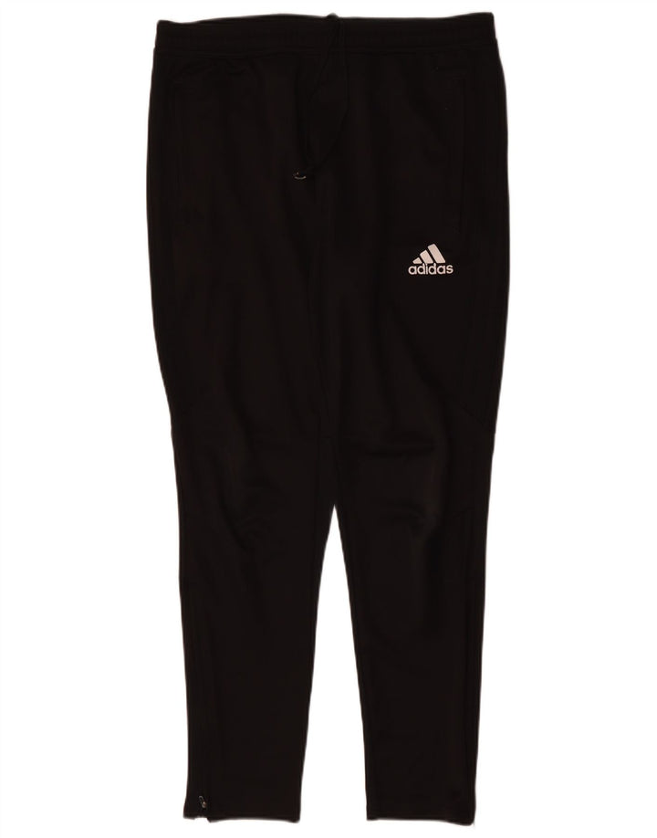 ADIDAS Mens Clima Proof Tracksuit Trousers Large  Black Polyester
