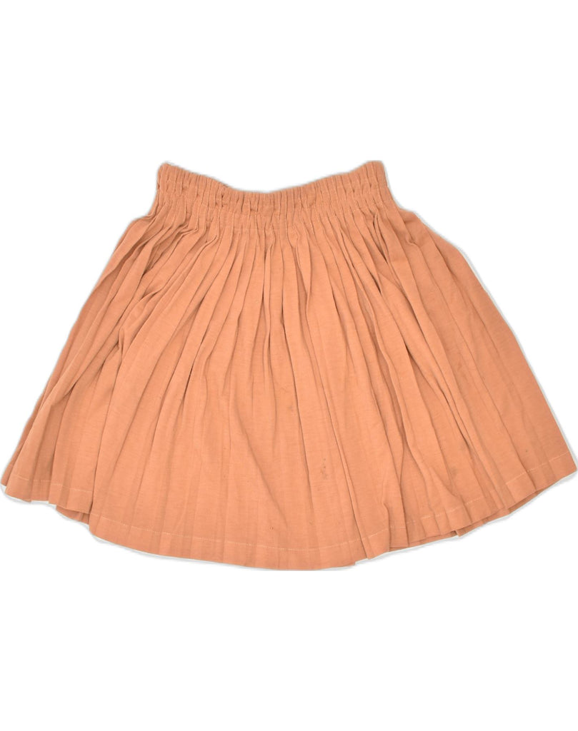 STEFANEL Womens Mini Pleated Skirt UK 8 Small Brown Wool | Vintage | Thrift | Second-Hand | Used Clothing | Messina Hembry 