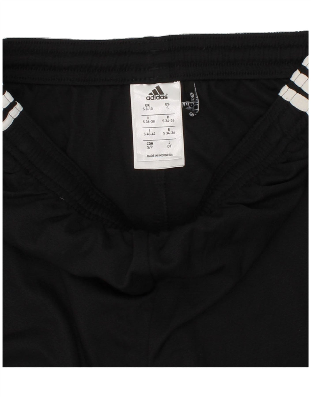 ADIDAS Boys Climalite Sport Shorts 8-9 Years Small Black Polyester Vintage Adidas and Second-Hand Adidas from Messina Hembry 
