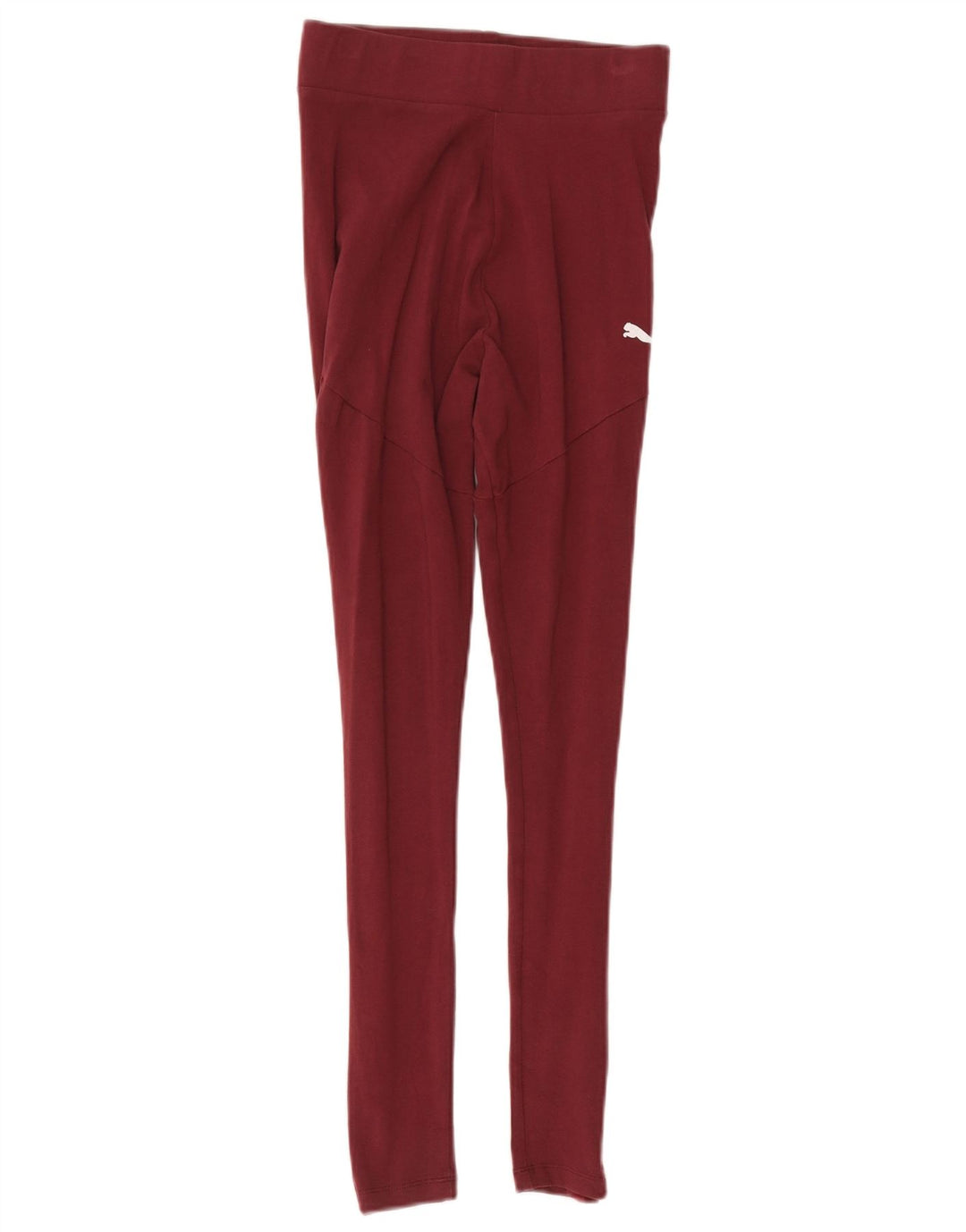 Puma Womens Leggings UK 4 XS  Burgundy Polyester