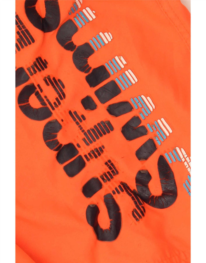 Superdry Mens Graphic Swimming Shorts XL Orange