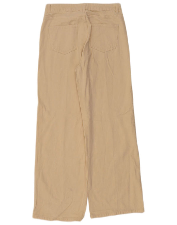 Karen Millen Womens Wide Leg Jeans UK 12 Medium W30 L29 Beige