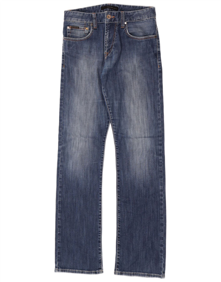 Calvin Klein Womens Straight Jeans W30 L34 Blue