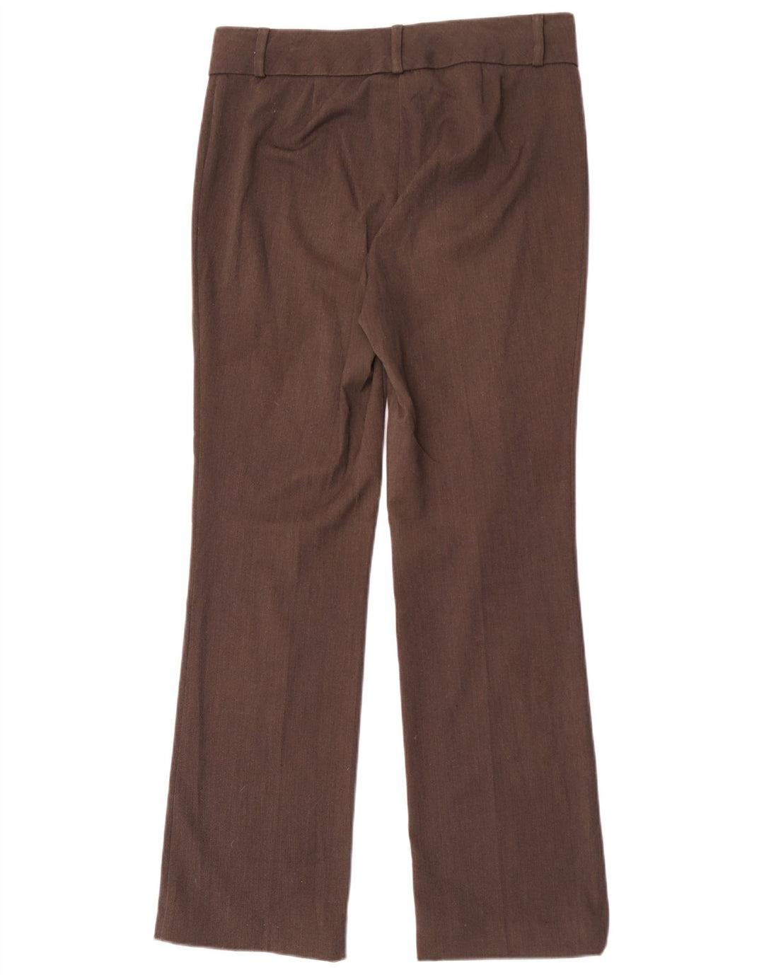 Marks & Spencer Womens Bootcut Suit Trousers UK 10 Small W32 L31 Brown