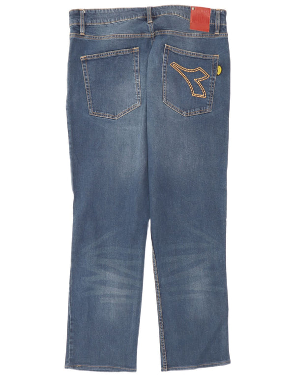 Diadora Mens Straight Jeans  W34 L30 Blue