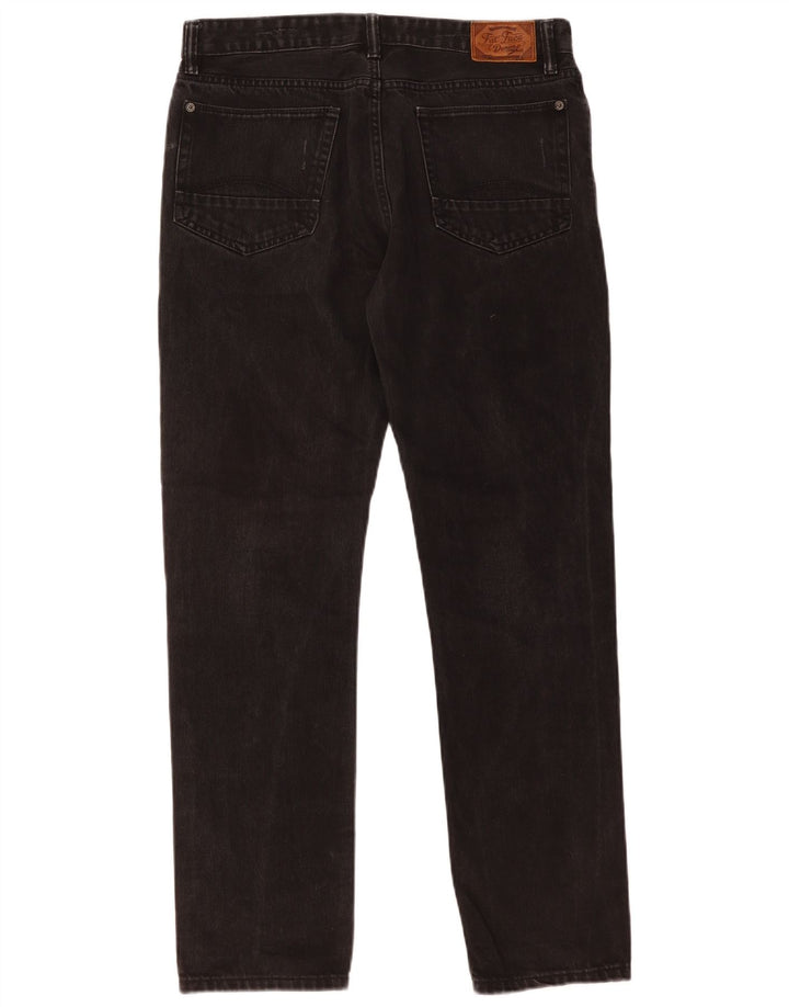 Fat Face Womens Slim Jeans W34 L31 Black Cotton