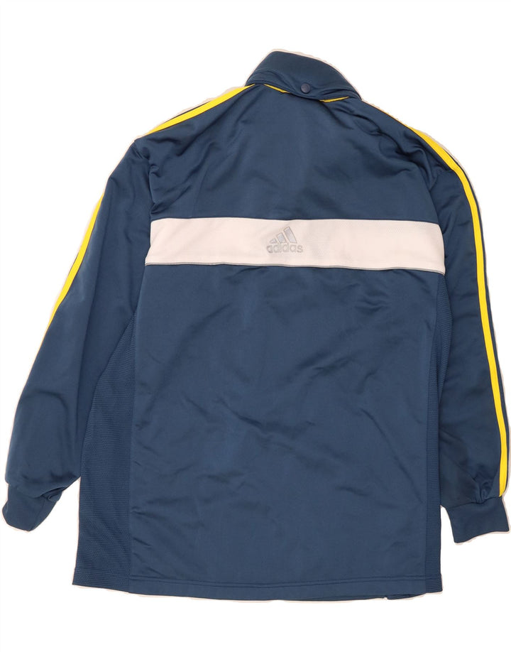 ADIDAS Mens Tracksuit Top Jacket UK 38/40 Medium Blue Polyester Vintage Adidas and Second-Hand Adidas from Messina Hembry 