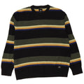 Vans Mens Crew Neck Jumper Sweater Large Multicoloured Striped Cotton