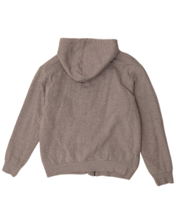 Dickies Mens Sherpa Zip Hoodie Sweater Large Grey Cotton