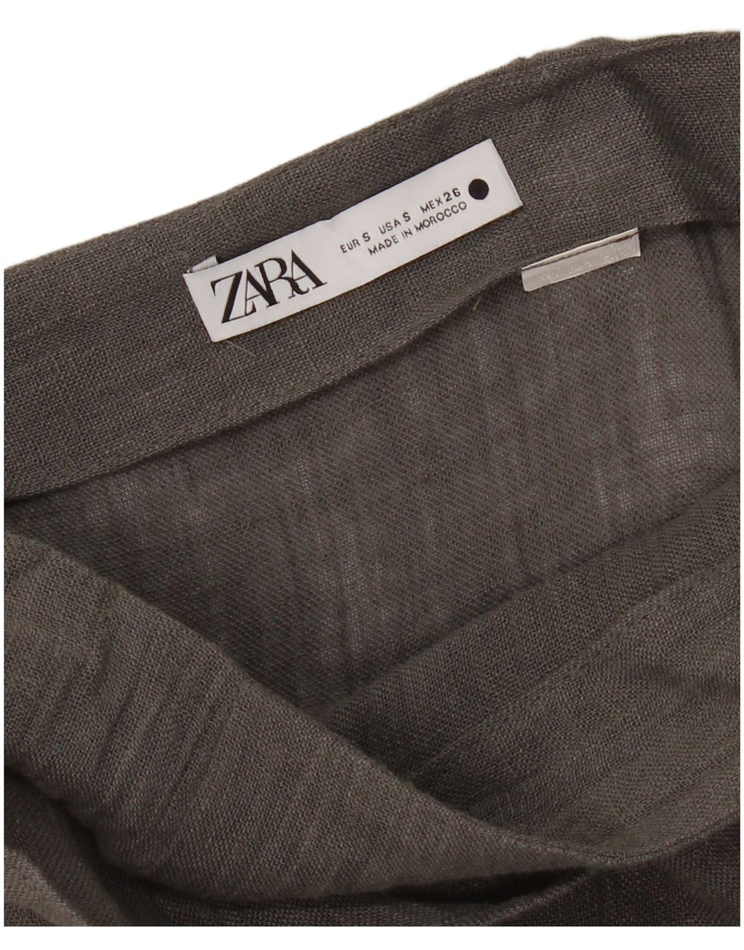 Zara Womens Wrap Skirt Small W26 Grey