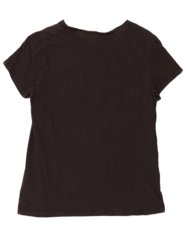 Levi's Womens Graphic T-Shirt Top UK 10 Small Black Cotton