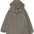 Champion Mens Hooded Rain Jacket UK 44 2XL Grey