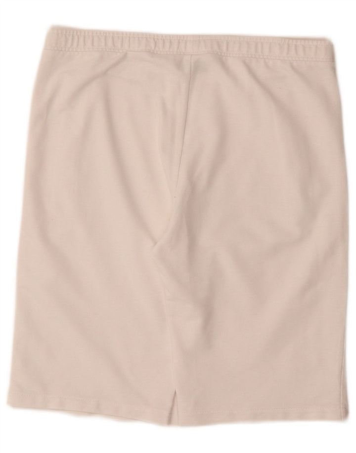 Lotto Womens Sport Shorts UK 12 Medium White Cotton