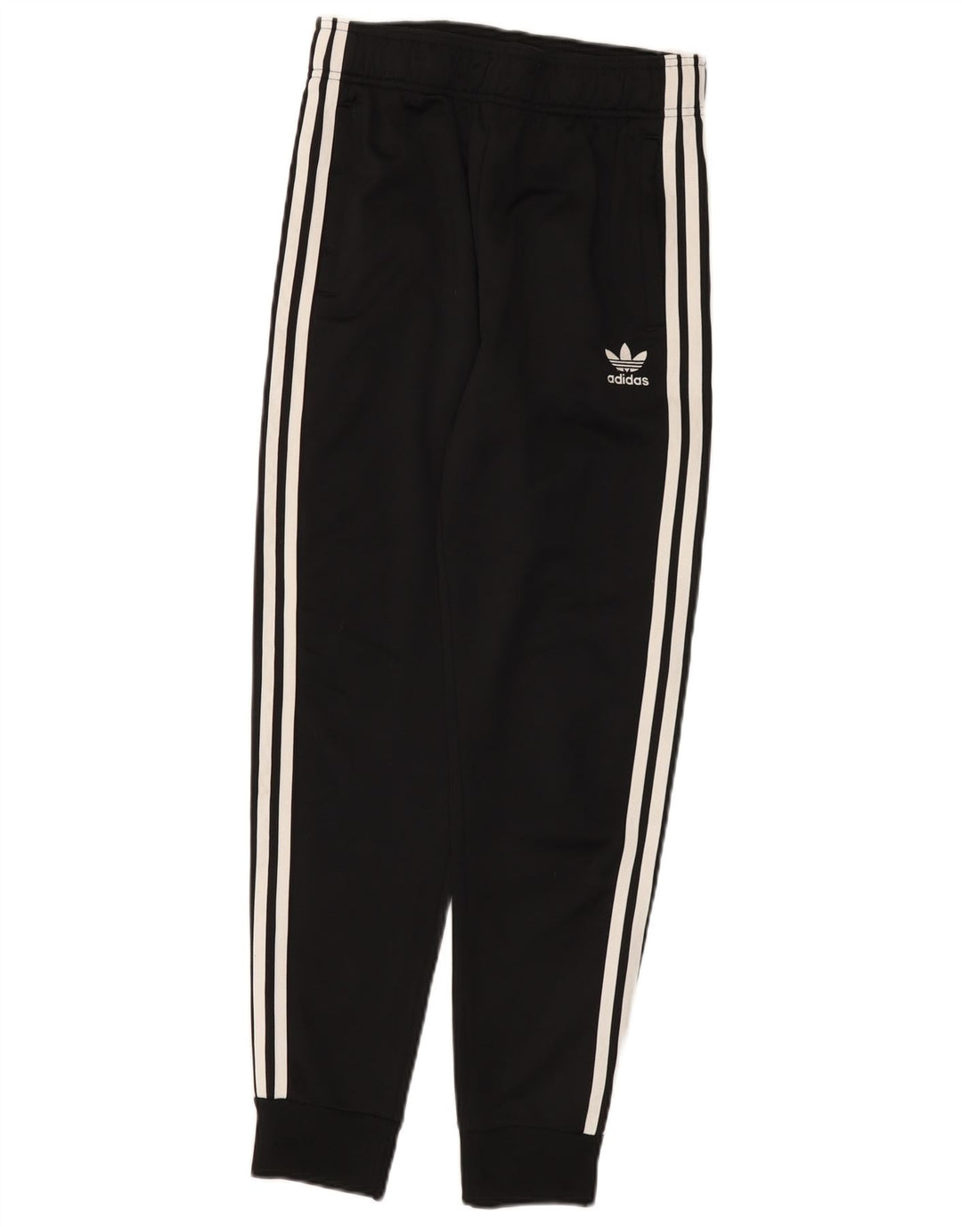 Adidas Boys Tracksuit Trousers Joggers 13-14 Years Black Polyester
