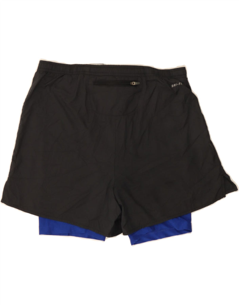 NIKE Mens Sport Shorts Small  Black Polyester Vintage Nike and Second-Hand Nike from Messina Hembry 