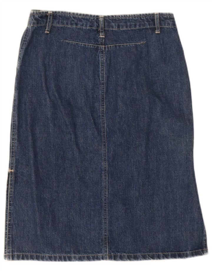 Carrera Womens Denim Skirt W28 Medium Navy Blue Cotton