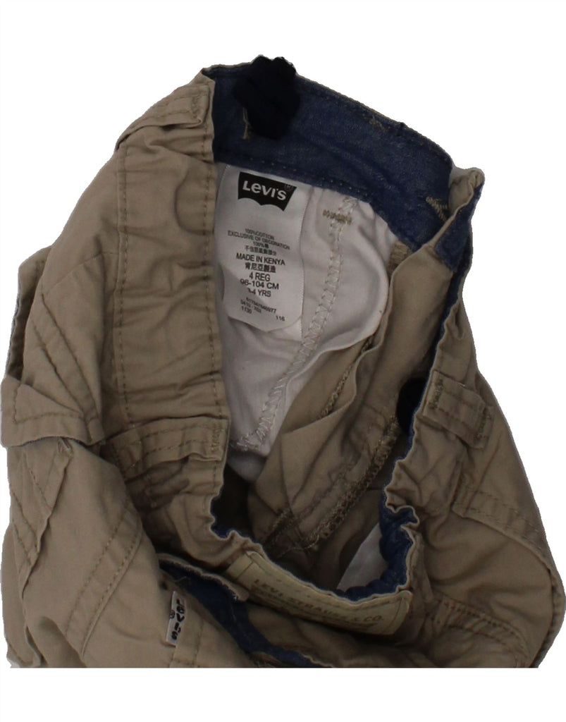LEVI'S Boys Cargo Shorts 3-4 Years W20  Beige Cotton Vintage Levi's and Second-Hand Levi's from Messina Hembry 