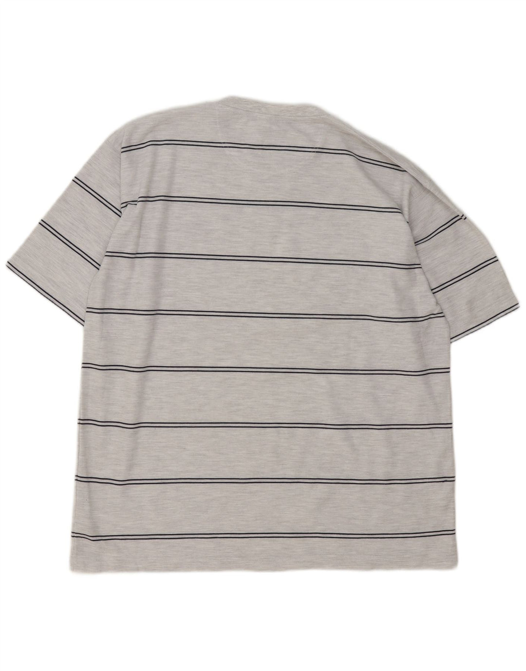 Umbro Mens T-Shirt Top XL Grey Striped Polyester