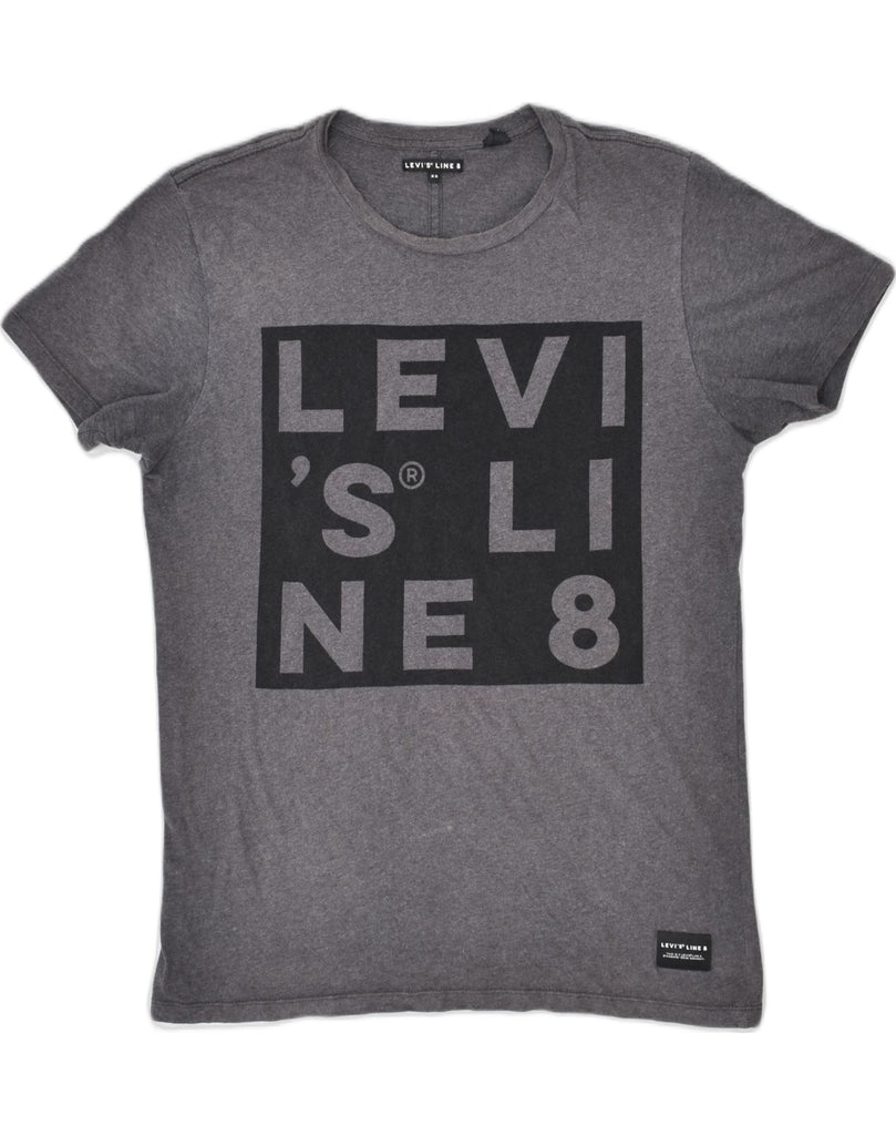 LEVI'S Mens Graphic T-Shirt Top XS Grey Cotton | Vintage Levi's | Thrift | Second-Hand Levi's | Used Clothing | Messina Hembry 