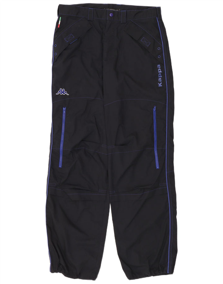 Kappa Mens Joggers Cargo Trousers Large W34 L32 Navy Blue Polyester