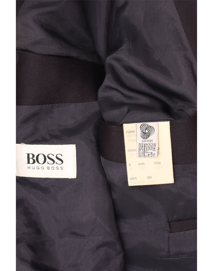 Hugo Boss Mens Double Breasted Blazer Jacket EU 48 Medium Navy Blue