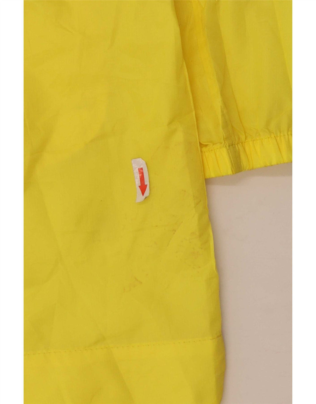 Marks & Spencer Womens Hooded Raincoat UK 10 Small Yellow Polyester