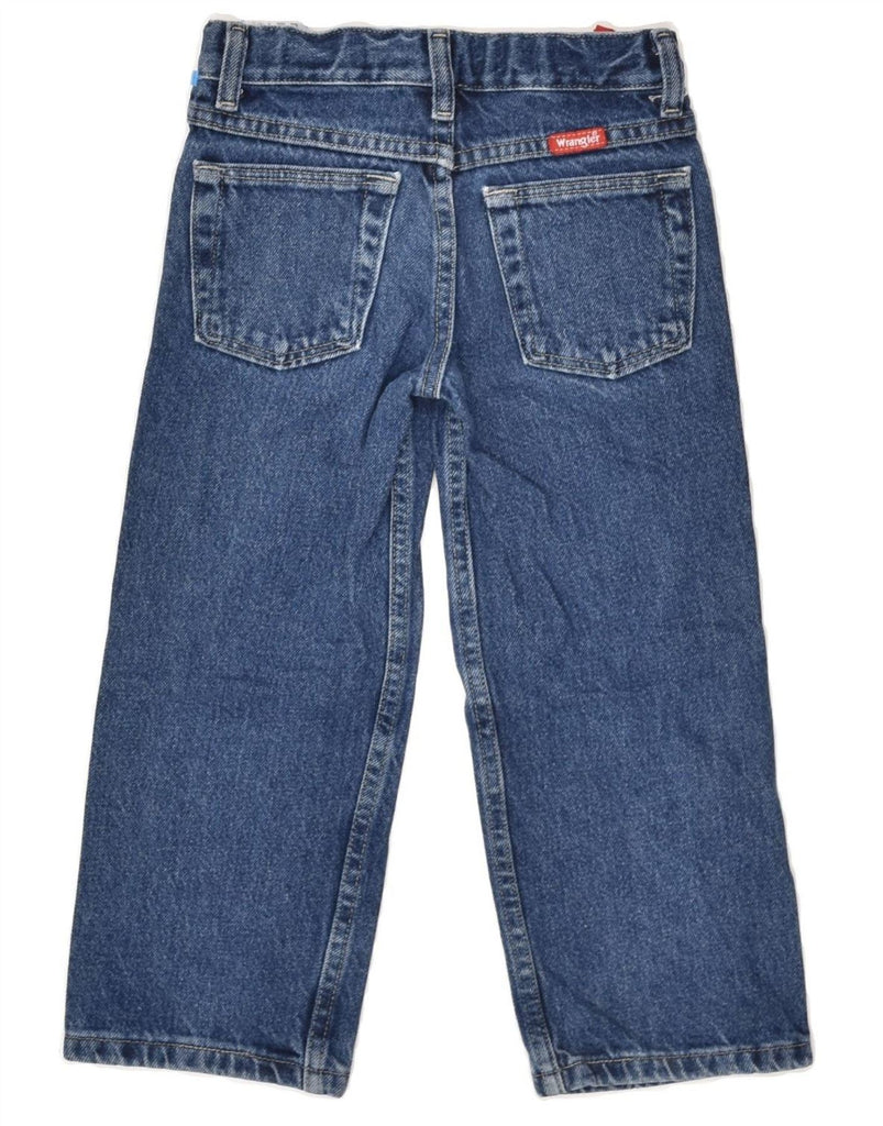 WRANGLER Boys Straight Jeans 4-5 Years W22 L18  Blue Cotton | Vintage Wrangler | Thrift | Second-Hand Wrangler | Used Clothing | Messina Hembry 