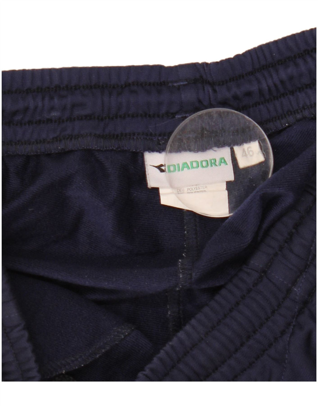 Diadora Mens Tracksuit Trousers IT 46 Small Navy Blue Polyester