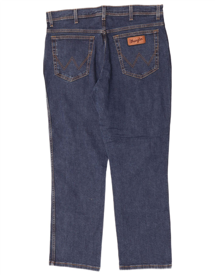Wrangler Mens Straight Jeans W36 L30 Blue