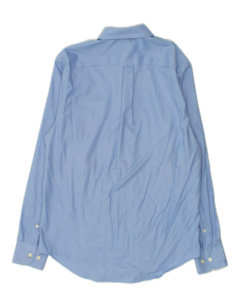 BANANA REPUBLIC Mens Classic Fit Shirt Size 14 14 1/2 Small Blue Cotton | Vintage Banana Republic | Thrift | Second-Hand Banana Republic | Used Clothing | Messina Hembry 