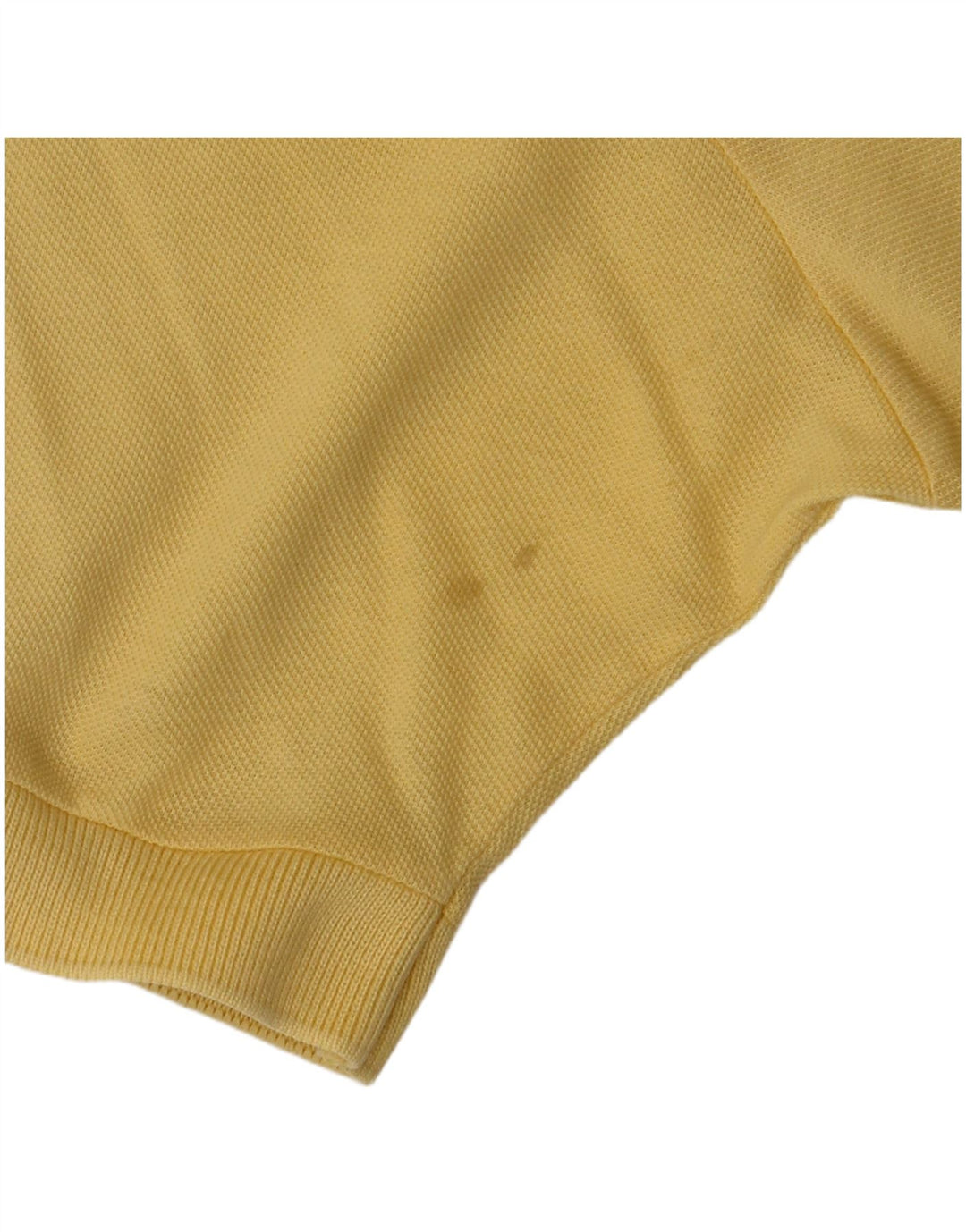 Sergio Tacchini Mens Polo Shirt Medium Yellow Cotton
