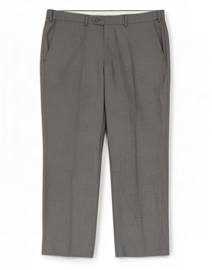 Marks & Spencer Mens Straight Suit Trousers W38 L29 Blue Polyester