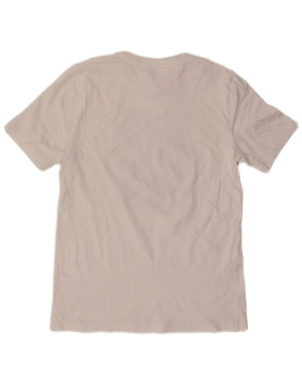 Adidas Boys Graphic T-Shirt Top 13-14 Years White Cotton