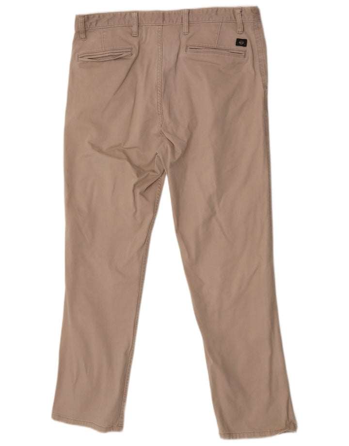 Dockers Mens Slim Chino Trousers W34 L29 Beige