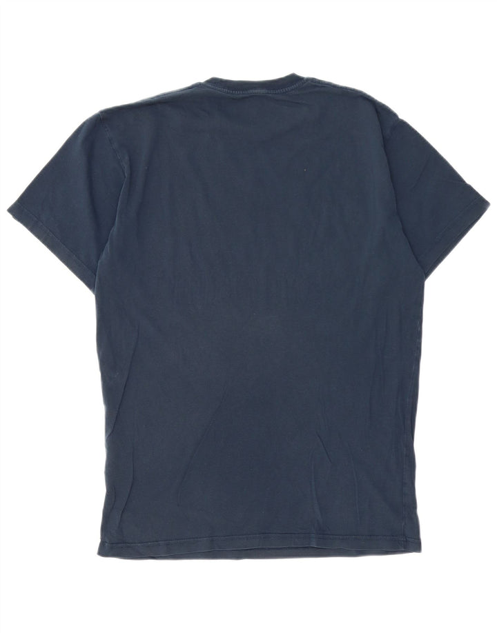 VANS Mens Classic Fit Graphic T-Shirt Top Medium Navy Blue Cotton